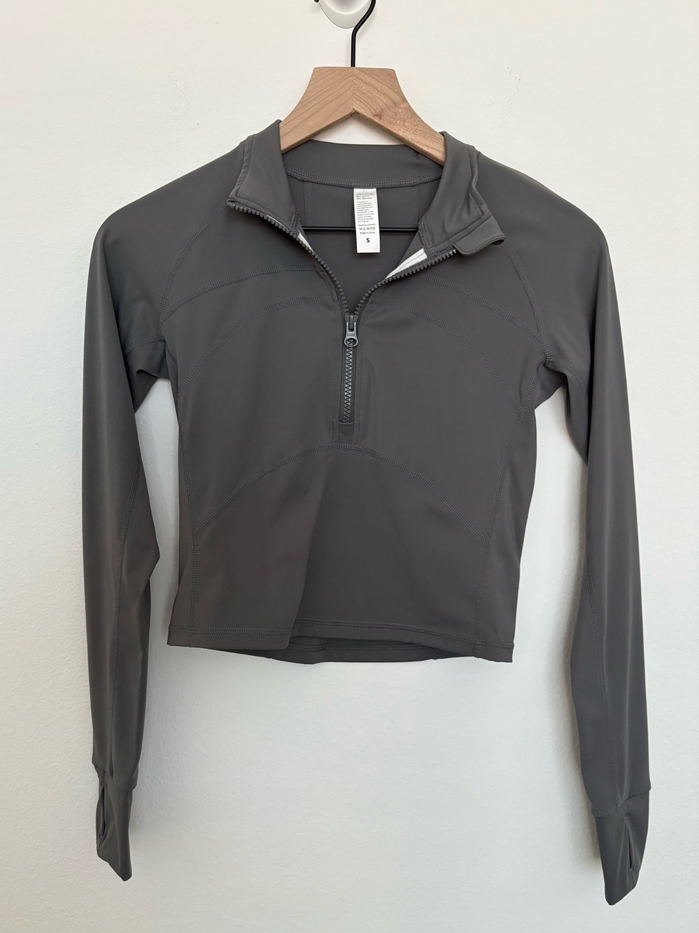 Women’s Long-Sleeve Half-Zip Pullover - Gray